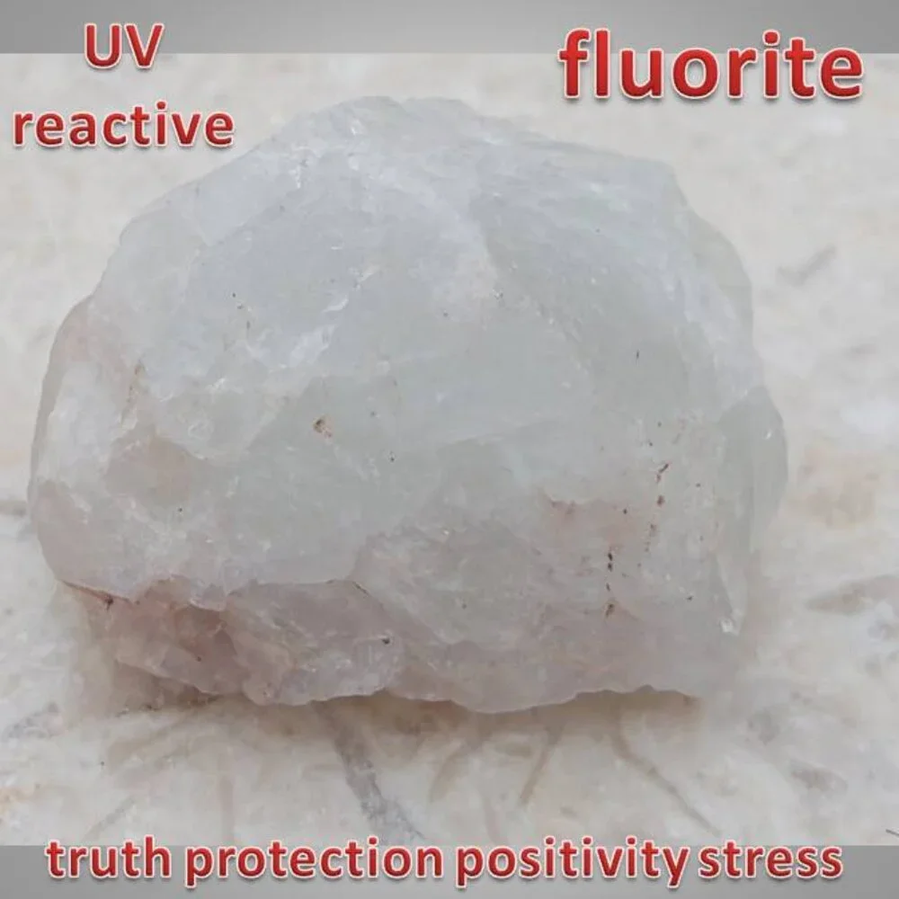 FLUORITE chunk stone rock crystal 01  UV reactive